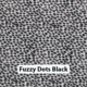 Fuzzy Dots Black