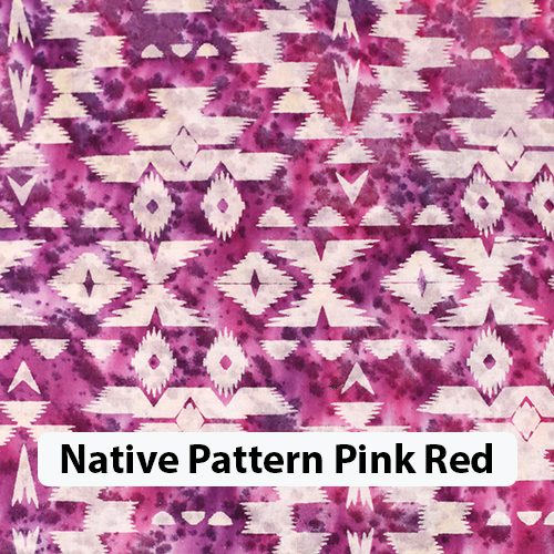 Native Pattern Pink Red