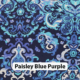 Paisley Blue Purple