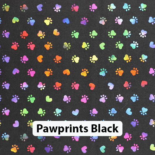 Pawprints Black