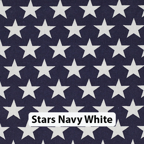 Stars Navy White