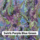 Swirls Purple Blue Green 1