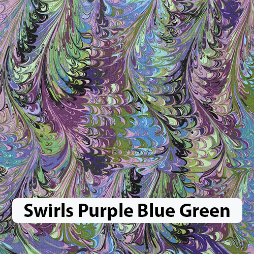 Swirls Purple Blue Green 1